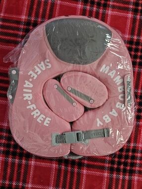 MAMBOBABY Pink Infant Head Support and Safety Pillow